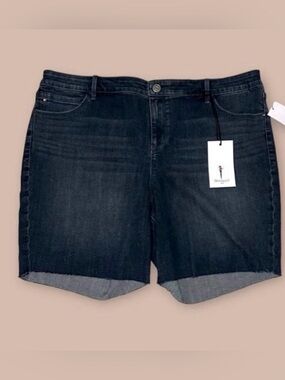 Skinnygirl The Long Denim Shorts Size 18W New